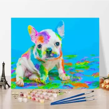 Цифры Картина маслом Холст Цифровая картина маслом Украшение дома Цифры Картина DIY Картина по номерам 40x50cm no frame