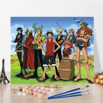 Цифры Картина Маслом Холст Цифровая Живопись Маслом DIY Картина По Номерам Ручная Работа 40x50cm no frame