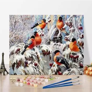 Цифры Картина Маслом Холст DIY Картина По Номерам Цифровая Живопись Маслом Искусство Украшения Дома 40x50cm no frame