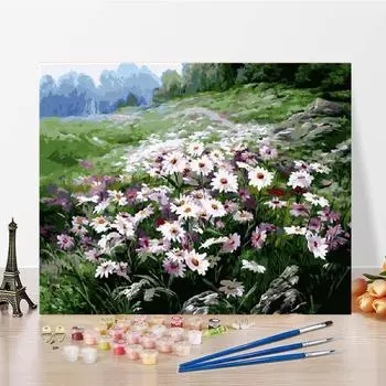 Цифры Картина маслом Холст Искусство Цифровая картина маслом DIY Картина по номерам Украшение дома 40x50cm no frame