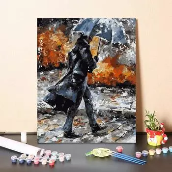 Цифры Картина маслом Холст Искусство DIY Картина по номерам Цифровая картина маслом Украшение дома 40x50cm no frame