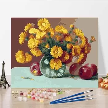 Цифры Картина маслом Холст Украшение дома DIY Картина по номерам Искусство Цифровая картина маслом 40x50cm no frame