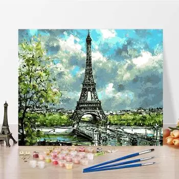 Цифры Картина маслом Искусство Домашнее украшение Цифровая картина маслом DIY Картина по номерам Холст 40x50cm no frame