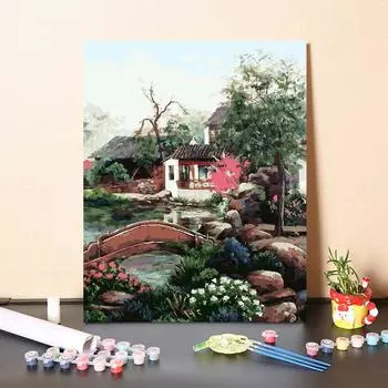 Цифры Картина маслом Искусство Домашнее украшение DIY Картина по номерам Холст Цифровая картина маслом 40x50cm no frame