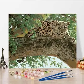 Цифры Картина маслом Искусство Домашнее украшение Холст DIY Краска по номерам Цифровая картина маслом 40x50cm no frame