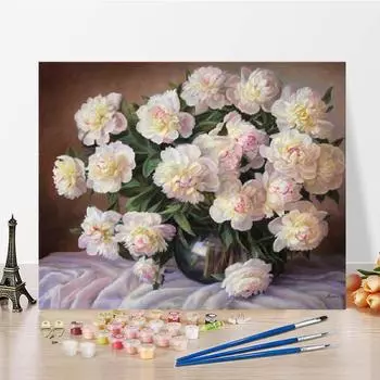 Цифры Картина маслом Искусство Холст Цифровая картина маслом DIY Картина по номерам Украшение дома 40x50cm no frame