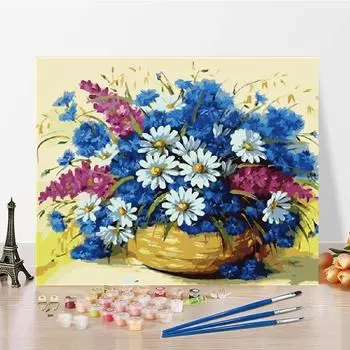 Цифры Картина Маслом Искусство Украшения Дома Цифровая Картина Маслом Холст DIY Картина По Номерам 40x50cm no frame