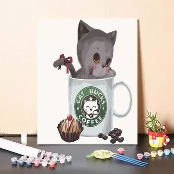 Цифры Картина маслом Ручная работа Цифровая картина маслом Холст Цифры Картина DIY Картина по номерам 40x50cm no frame