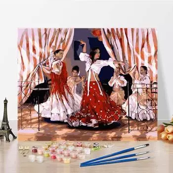 Цифры Картина маслом Ручная работа Холст Цифры Картина DIY Картина по номерам Цифровая картина маслом 40x50cm no frame