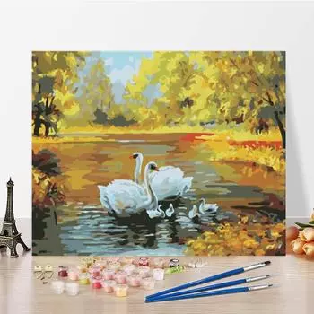 Цифры Картина маслом Украшение дома Цифровая картина маслом DIY Картина по номерам Художественный холст 40x50cm no frame
