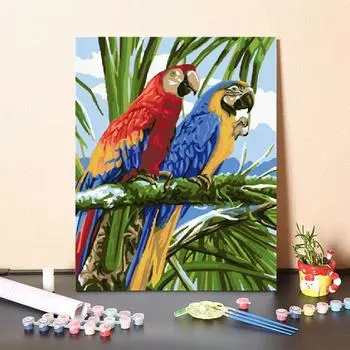 Цифры Картина маслом Украшение дома DIY Картина по номерам Цифровая картина маслом Искусство Холст 40x50cm no frame