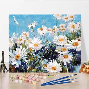 Цифры Картина маслом Украшение дома Холст Искусство Цифровая картина маслом DIY Картина по номерам 40x50cm no frame