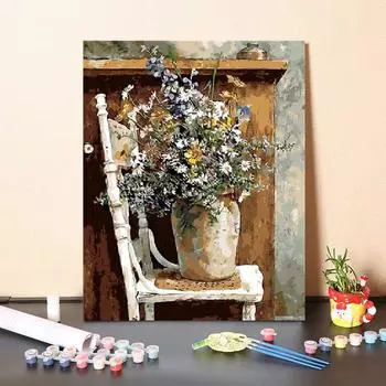 Цифры Картина маслом Украшение дома Искусство Цифровая картина маслом DIY Картина по номерам Холст 40x50cm no frame