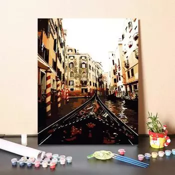 Цифры масляная живопись Домашнее украшение Цифровая масляная живопись Холст Цифры Живопись DIY Живопись по номерам 40x50cm no frame