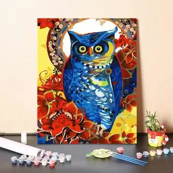 Цифры масляная живопись Домашнее украшение DIY Живопись по номерам Искусство Цифровая масляная живопись Холст 40x50cm no frame