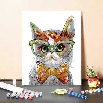 Цифры на холсте Картина маслом Цифры Живопись своими руками Живопись по номерам Цифровая живопись маслом Украшение дома 40x50cm no frame