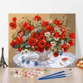 Цифры на холсте Картина маслом Искусство DIY Картина по номерам Украшение дома Цифровая картина маслом 40x50cm no frame