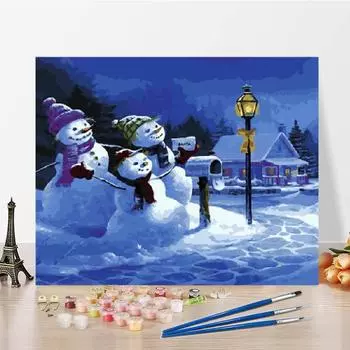 Цифры на холсте, картина маслом, сделай сам, картина по номерам, украшение дома, искусство, цифровая картина маслом 40x50cm no frame