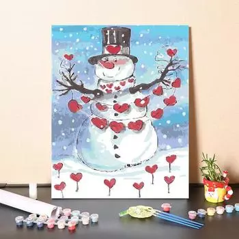 Цифры на холсте, картина маслом, сделай сам, картина по номерам, украшение дома, цифровая живопись маслом, искусство 40x50cm no frame