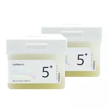 Цифры в нет. 5 Glutathione C Trace Film Pad, увлажняющий и подтягивающий кожу, 70 листов, 2 шт.