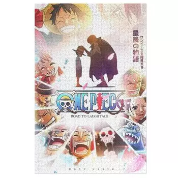 Cike One Piece Monkey Luffy Jigsaw Puzzle 1000 шт. Головоломка с персонажами аниме-шаблон Деревянные товары Moe для детей, развивающие игрушки для студентов и взрослых