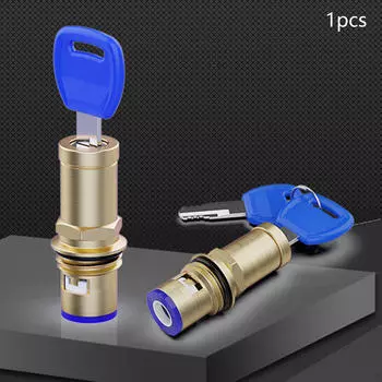 Цилиндр замка крана, фурнитура для управления водопроводным краном, универсальный сердечник для бытовой швабры