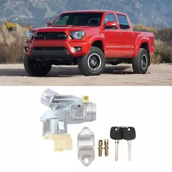 Цилиндр замка зажигания с 2 ключами для Toyota Tacoma 05-15 Tundra 07-20 Yaris 06-12