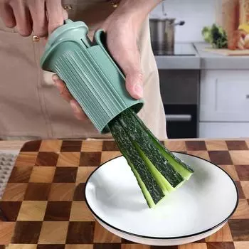 Цилиндрическая фруктово-овощерезка ручная огуречная ломтерезка легко моется клубничный резак салат