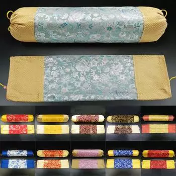 Цилиндрическая наволочка из хлопка, подголовник, подушка, чехол для спинки дивана, цилиндрическая наволочка для талии, без наполнителя 45x9cm