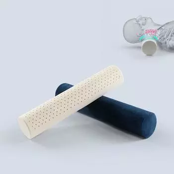 Цилиндрическая подушка из латекса для защиты шеи, специальная длинная полоска из натурального каучука 60X10cm