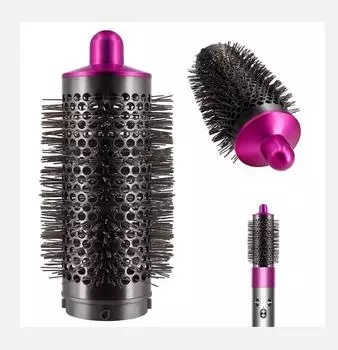 Цилиндрическая расческа и адаптер для стайлера Dyson Airwrap Styler/сверхзвукового фена, аксессуары, инструмент для завивки волос, розово-красный и серый