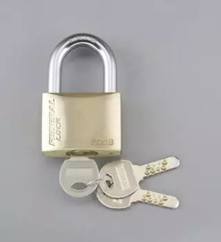 Цилиндровый навесной замок Esco 60 мм (ямочный ключ) EA983SZ-60