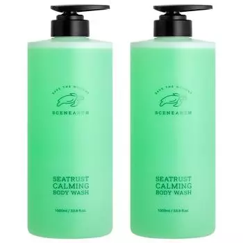 Cinals Seatrust Успокаивающий гель для душа 1000 мл 2 шт, 1 л, 2 шт