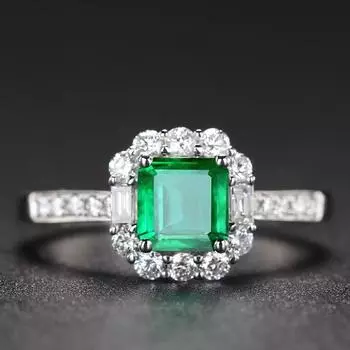 Цинчин Бату Permata Hijau untuk Wanita Asli 925 Perak Murni Mode Цинчин Тахан Лама Мэй Камень Перхиасан Багус Перникахан Романтис green