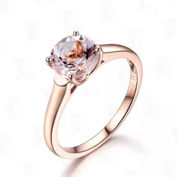Cincin Safir Lab Nyata Путих/розовое золото 18 карат Emstone Cincin Terbuka untuk Wanita Pernikahan Pertunangan Perhiasan Bagus Janji Cantik WHITE