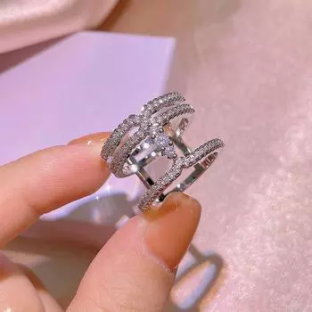 Cincin Tak Terbatas Baru 925 Perak Murni Cincin Keabadian Jimat Hadiah Teman Terbaik Cincin Mode Simbol Cinta Tak Berujung untuk Perhiasan Wanita 6