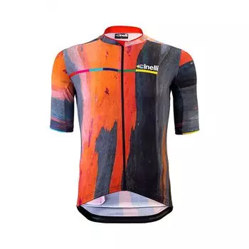 Cinelli ZYDECO EUCALYPTUS JERSEY Cycling XL Men s Jersey, Orange, оранжевый