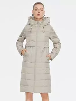 Cinemore женская куртка осень 2024 теплая длинная парка с лацканами верхняя одежда женская модная длинная теплая куртка женская стеганое пальто S зелёный