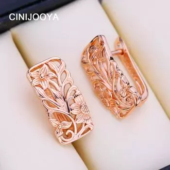 CINIJOOYA серьги-клипсы для женщин с кубическим цирконием, модные серьги-гвоздики, ювелирные изделия для свадебной вечеринки, подарки A