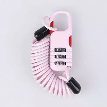 Цинк-алюминиевый сплав, цифровой пароль, кодовый замок, синий, белый, черный, розовый, замок для шлема, мотоцикл розовый