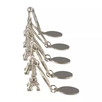 Цинк цинк цинковый сплав 3D Эйфелева башня брелок сумка Charm Paris Tour Эйфелева брелок для женщин леди девушка Style B