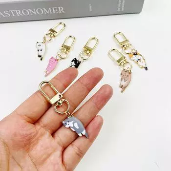 Цинк цинковый сплав котенок брелок цинковый сплав брелки корейский стиль милый студент чёрный