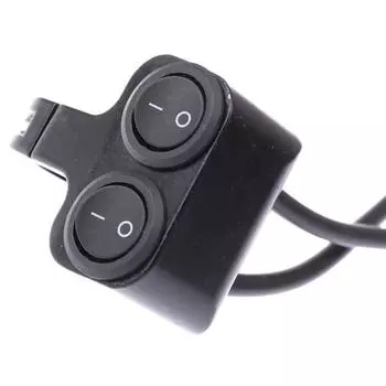 Цинк цинковый сплав соединитель контроллер противотуманные фары переключатель кнопка клаксон двойные кнопки мотоцикл переключатель Third gear