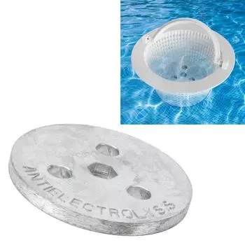 Цинковый анодный утяжелитель Профессиональный блок предотвращает электролитическое гальванизированное анодное крепление Внутренний утяжелитель Цинковый анодный блок пластина для бассейна