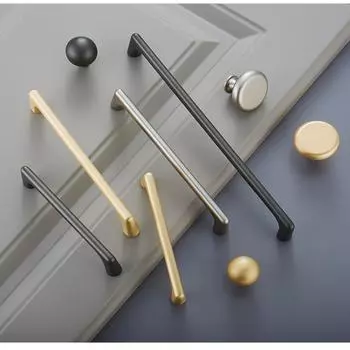 Цинковый сплав 1 шт. простая прочная современная ручка для ящика, дверная ручка, мебельная фурнитура, ручка для шкафа