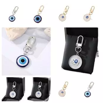 Цинковый сплав цинка звезда демон глаз брелок смола турецкий голубой глаз кулон мультфильм женский silver-elephants
