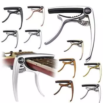 Цинковый сплав гитарный каподастр Duty Folk Electric Universal Ukulele акустическая тяжелая гитара клипса Музыка 1