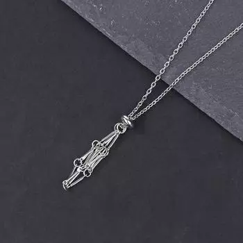 Цинковый сплав камень держатель клетка ожерелье игральные кости кулон ожерелье модный сетчатый металл ожерелье ювелирные изделия подарок для женщин мужчин