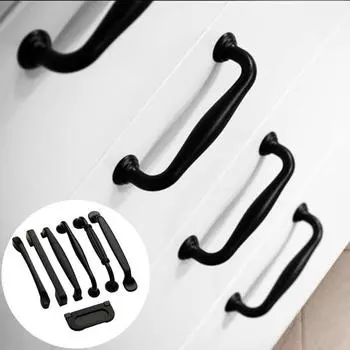 Цинковый сплав, кухонный шкаф, ручка ящика, дверная ручка, мебельная фурнитура 9#