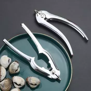 Цинковый сплав открывалка для моллюсков Многофункциональные плоскогубцы для моллюсков с кровью Зажим для моллюсков Открывалка для ракушек Прочные инструменты для морепродуктов Кухонные принадлежности